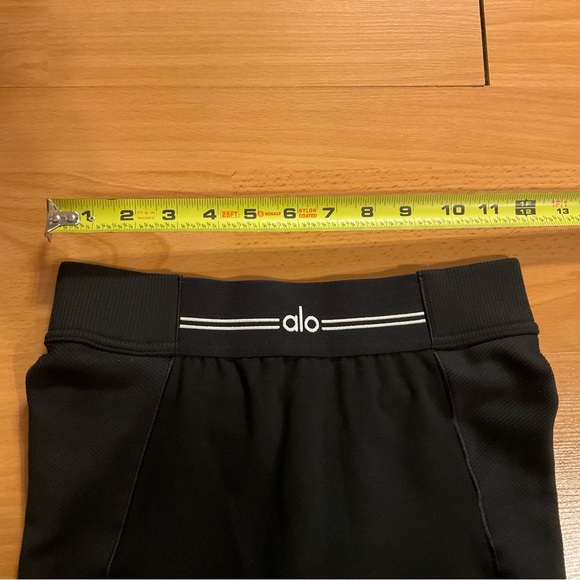 Alo Yoga Alosoft High-Waist 7/8 Relay Legging Black/White S - Picture 5 of 6